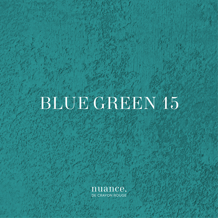 Пастель сухая ручного изготовления nuance., BLUE GREEN 15 (PB27, PBL7) 606x758